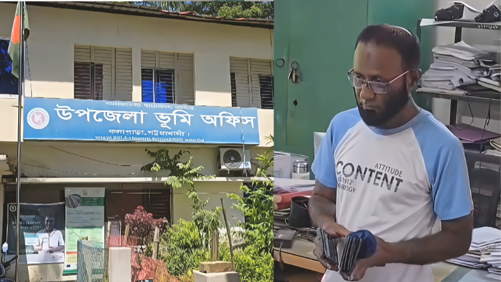 কলাপাড়ায় এসিল্যান্ডের স্বাক্ষর জাল করে মিউটিশন জালিয়াতির দায়ে দলিল লেখকের সহকারী আটক